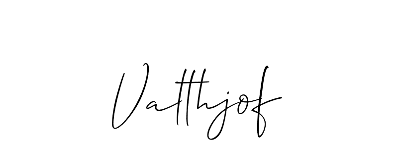 You can use this online signature creator to create a handwritten signature for the name Valthjof. This is the best online autograph maker. Valthjof signature style 2 images and pictures png