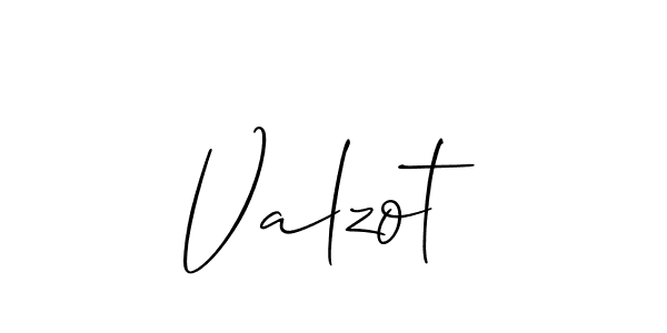 Also we have Valzot name is the best signature style. Create professional handwritten signature collection using Allison_Script autograph style. Valzot signature style 2 images and pictures png