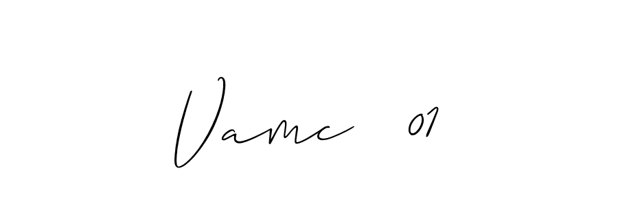 How to make Vamc   01 name signature. Use Allison_Script style for creating short signs online. This is the latest handwritten sign. Vamc   01 signature style 2 images and pictures png