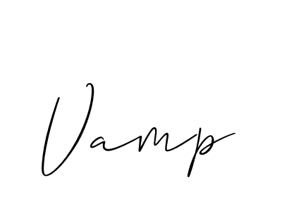 Make a beautiful signature design for name Vamp. Use this online signature maker to create a handwritten signature for free. Vamp signature style 2 images and pictures png