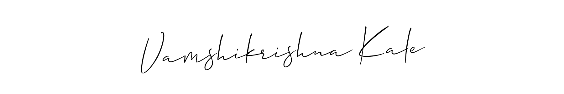 Once you've used our free online signature maker to create your best signature Allison_Script style, it's time to enjoy all of the benefits that Vamshikrishna Kale name signing documents. Vamshikrishna Kale signature style 2 images and pictures png