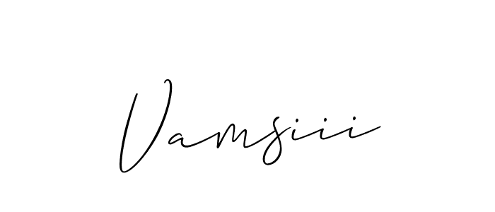 Vamsiii stylish signature style. Best Handwritten Sign (Allison_Script) for my name. Handwritten Signature Collection Ideas for my name Vamsiii. Vamsiii signature style 2 images and pictures png