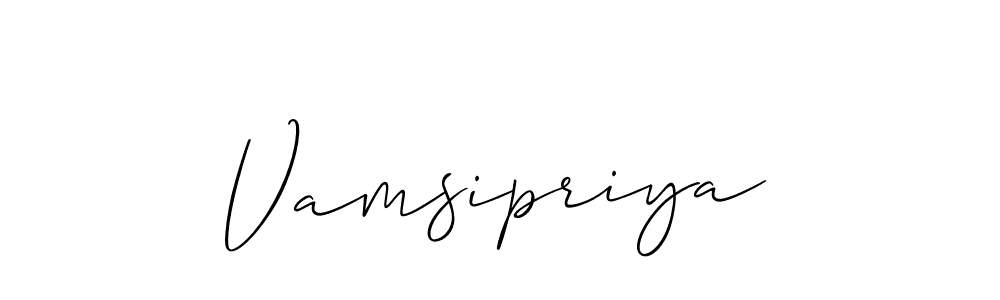 Make a beautiful signature design for name Vamsipriya. Use this online signature maker to create a handwritten signature for free. Vamsipriya signature style 2 images and pictures png