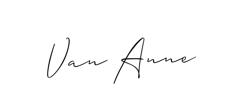 Similarly Allison_Script is the best handwritten signature design. Signature creator online .You can use it as an online autograph creator for name Van Anne. Van Anne signature style 2 images and pictures png