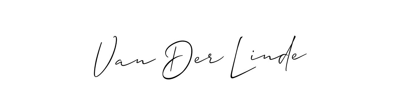 Make a beautiful signature design for name Van Der Linde. Use this online signature maker to create a handwritten signature for free. Van Der Linde signature style 2 images and pictures png