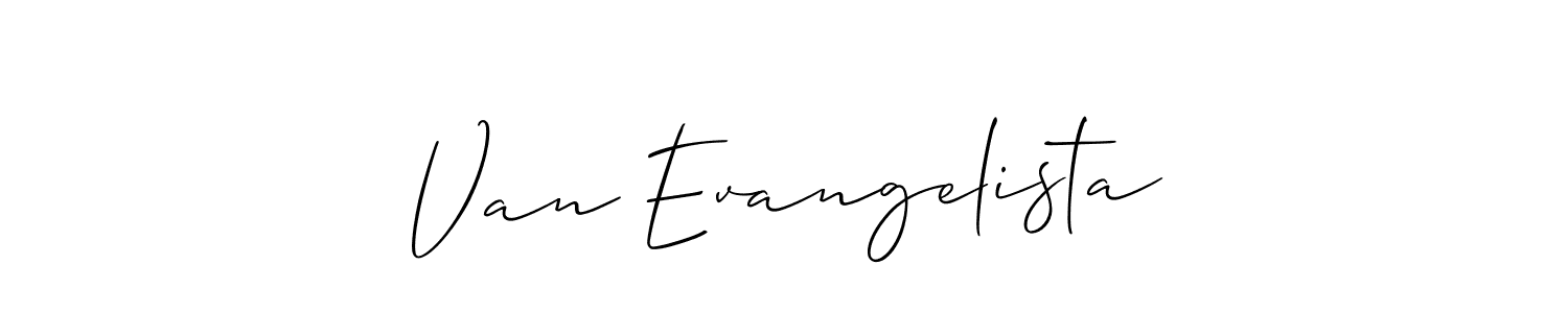 Here are the top 10 professional signature styles for the name Van Evangelista. These are the best autograph styles you can use for your name. Van Evangelista signature style 2 images and pictures png