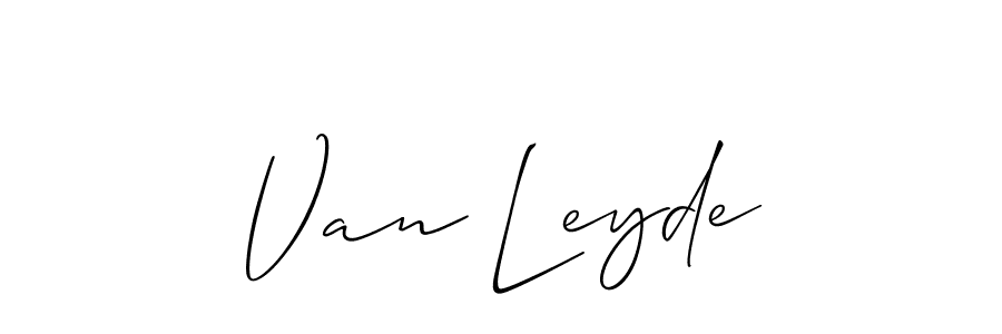 Similarly Allison_Script is the best handwritten signature design. Signature creator online .You can use it as an online autograph creator for name Van Leyde. Van Leyde signature style 2 images and pictures png