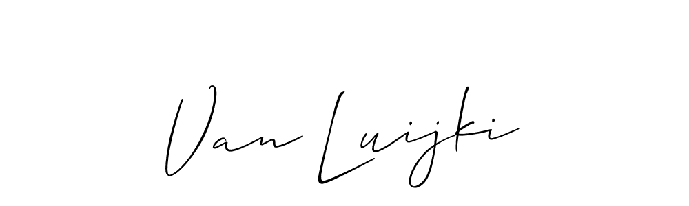 Check out images of Autograph of Van Luijki name. Actor Van Luijki Signature Style. Allison_Script is a professional sign style online. Van Luijki signature style 2 images and pictures png