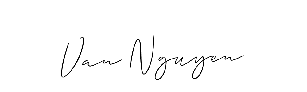 It looks lik you need a new signature style for name Van Nguyen. Design unique handwritten (Allison_Script) signature with our free signature maker in just a few clicks. Van Nguyen signature style 2 images and pictures png