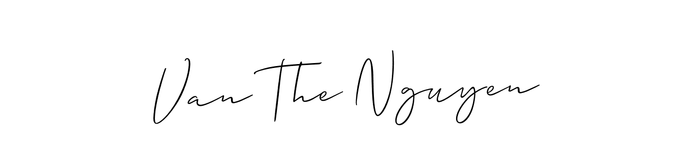 Once you've used our free online signature maker to create your best signature Allison_Script style, it's time to enjoy all of the benefits that Van The Nguyen name signing documents. Van The Nguyen signature style 2 images and pictures png