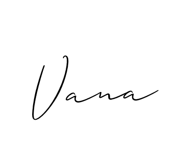 Once you've used our free online signature maker to create your best signature Allison_Script style, it's time to enjoy all of the benefits that Vana name signing documents. Vana signature style 2 images and pictures png