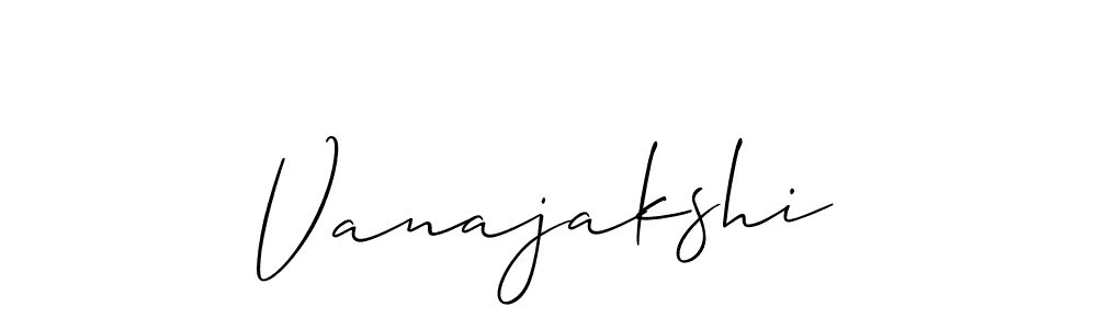 The best way (Allison_Script) to make a short signature is to pick only two or three words in your name. The name Vanajakshi include a total of six letters. For converting this name. Vanajakshi signature style 2 images and pictures png