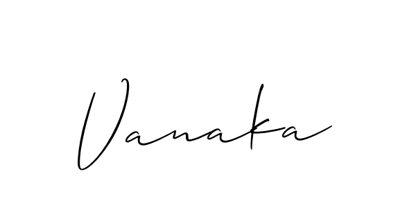 Make a short Vanaka signature style. Manage your documents anywhere anytime using Allison_Script. Create and add eSignatures, submit forms, share and send files easily. Vanaka signature style 2 images and pictures png