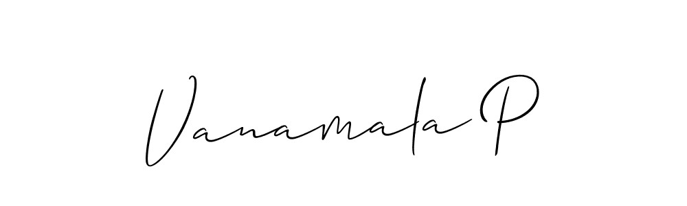 Best and Professional Signature Style for Vanamala P. Allison_Script Best Signature Style Collection. Vanamala P signature style 2 images and pictures png