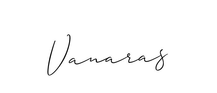 It looks lik you need a new signature style for name Vanaras. Design unique handwritten (Allison_Script) signature with our free signature maker in just a few clicks. Vanaras signature style 2 images and pictures png