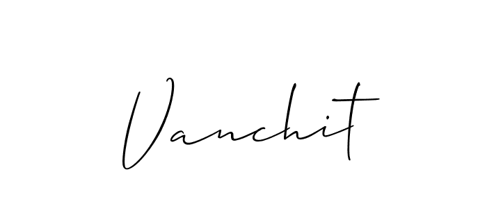 Here are the top 10 professional signature styles for the name Vanchit. These are the best autograph styles you can use for your name. Vanchit signature style 2 images and pictures png