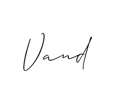 Best and Professional Signature Style for Vand. Allison_Script Best Signature Style Collection. Vand signature style 2 images and pictures png