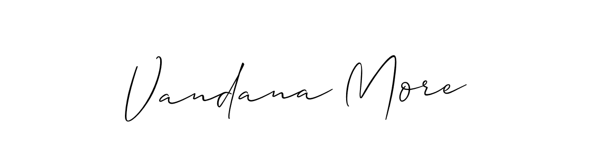 You can use this online signature creator to create a handwritten signature for the name Vandana More. This is the best online autograph maker. Vandana More signature style 2 images and pictures png