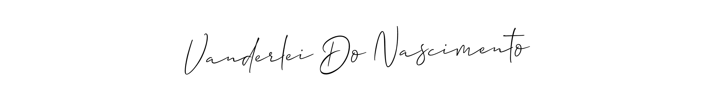 This is the best signature style for the Vanderlei Do Nascimento name. Also you like these signature font (Allison_Script). Mix name signature. Vanderlei Do Nascimento signature style 2 images and pictures png