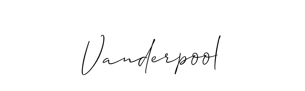 How to Draw Vanderpool signature style? Allison_Script is a latest design signature styles for name Vanderpool. Vanderpool signature style 2 images and pictures png