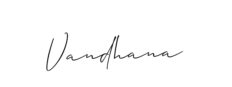 You can use this online signature creator to create a handwritten signature for the name Vandhana. This is the best online autograph maker. Vandhana signature style 2 images and pictures png