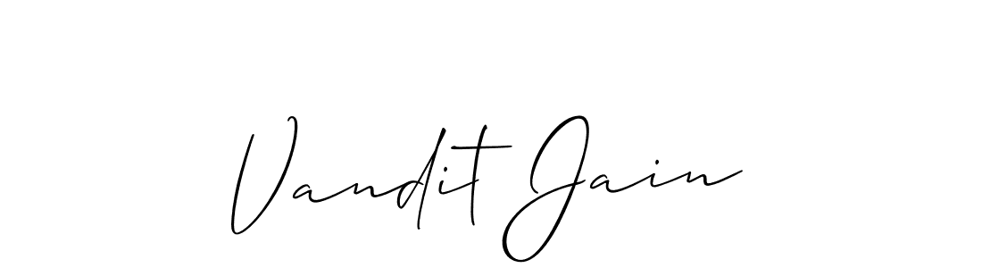 You can use this online signature creator to create a handwritten signature for the name Vandit Jain. This is the best online autograph maker. Vandit Jain signature style 2 images and pictures png