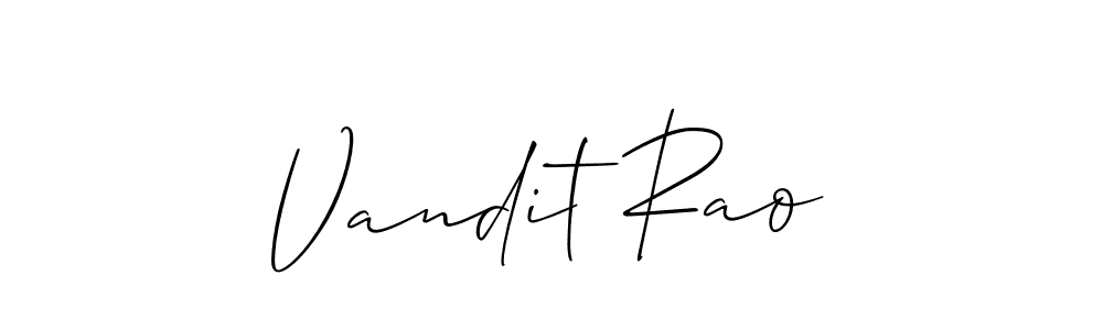 Here are the top 10 professional signature styles for the name Vandit Rao. These are the best autograph styles you can use for your name. Vandit Rao signature style 2 images and pictures png