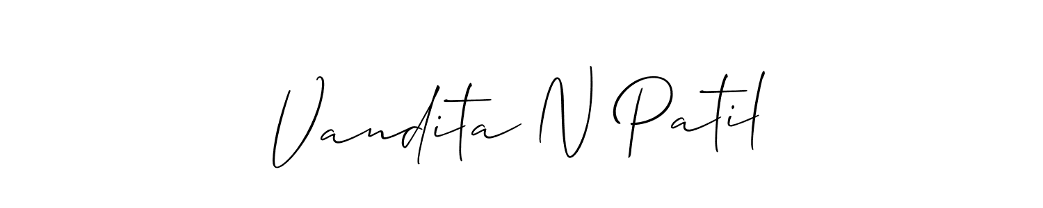 See photos of Vandita N Patil official signature by Spectra . Check more albums & portfolios. Read reviews & check more about Allison_Script font. Vandita N Patil signature style 2 images and pictures png