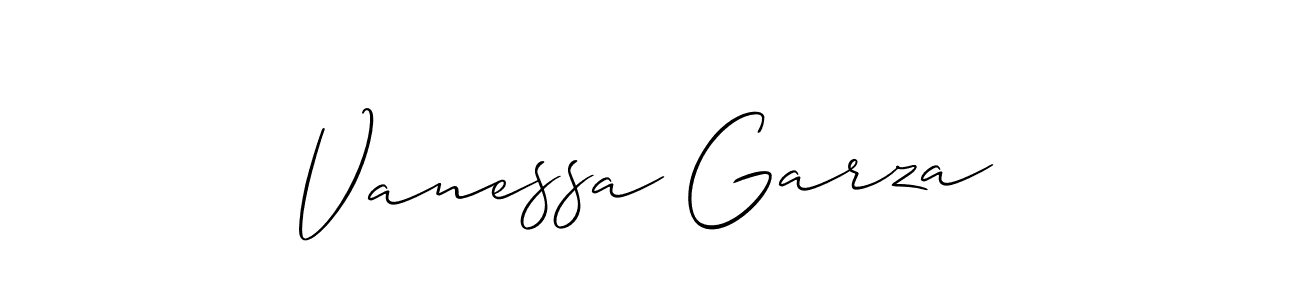 You should practise on your own different ways (Allison_Script) to write your name (Vanessa Garza) in signature. don't let someone else do it for you. Vanessa Garza signature style 2 images and pictures png