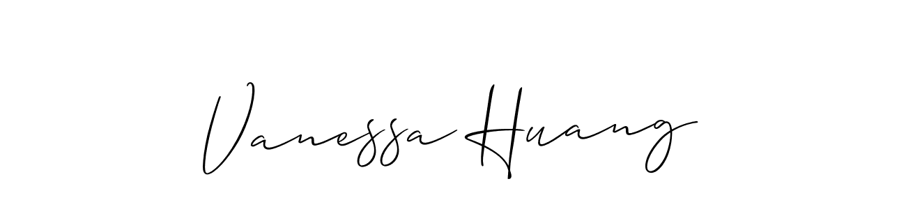 Best and Professional Signature Style for Vanessa Huang. Allison_Script Best Signature Style Collection. Vanessa Huang signature style 2 images and pictures png