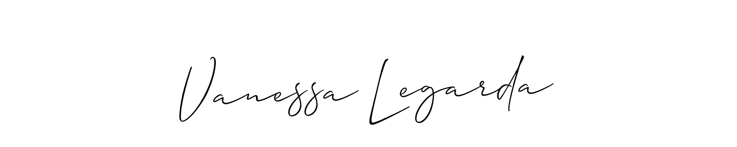 Make a beautiful signature design for name Vanessa Legarda. Use this online signature maker to create a handwritten signature for free. Vanessa Legarda signature style 2 images and pictures png