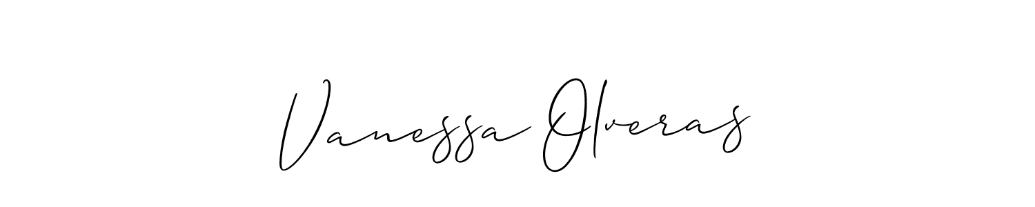 if you are searching for the best signature style for your name Vanessa Olveras. so please give up your signature search. here we have designed multiple signature styles  using Allison_Script. Vanessa Olveras signature style 2 images and pictures png