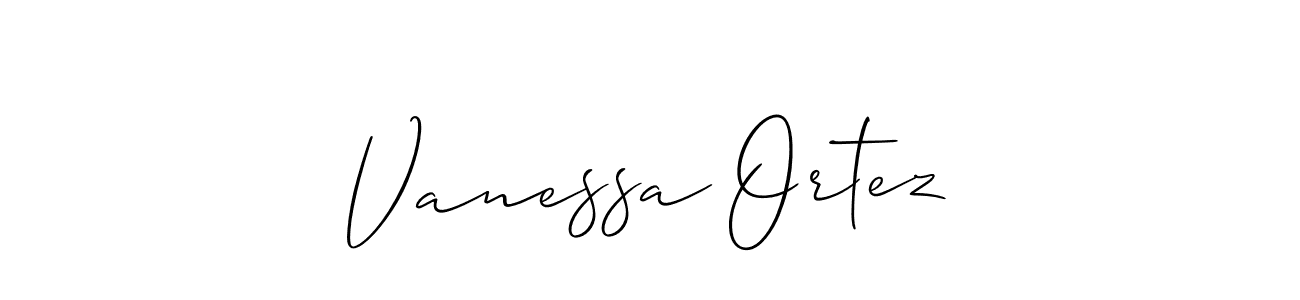 How to Draw Vanessa Ortez signature style? Allison_Script is a latest design signature styles for name Vanessa Ortez. Vanessa Ortez signature style 2 images and pictures png