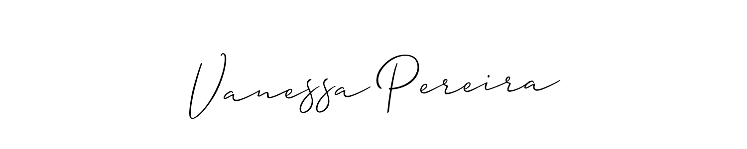 Make a short Vanessa Pereira signature style. Manage your documents anywhere anytime using Allison_Script. Create and add eSignatures, submit forms, share and send files easily. Vanessa Pereira signature style 2 images and pictures png