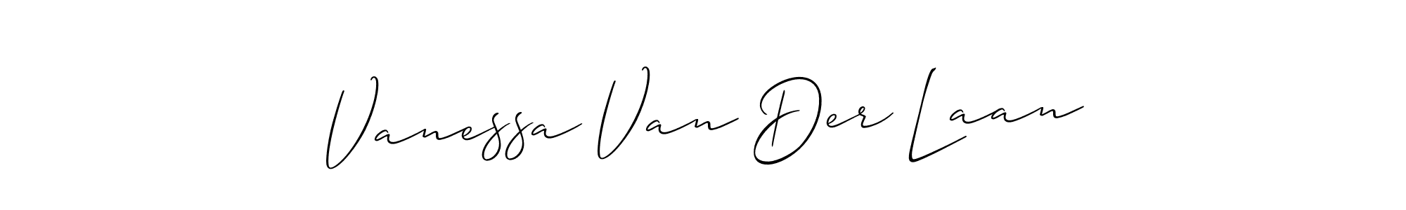 How to Draw Vanessa Van Der Laan signature style? Allison_Script is a latest design signature styles for name Vanessa Van Der Laan. Vanessa Van Der Laan signature style 2 images and pictures png
