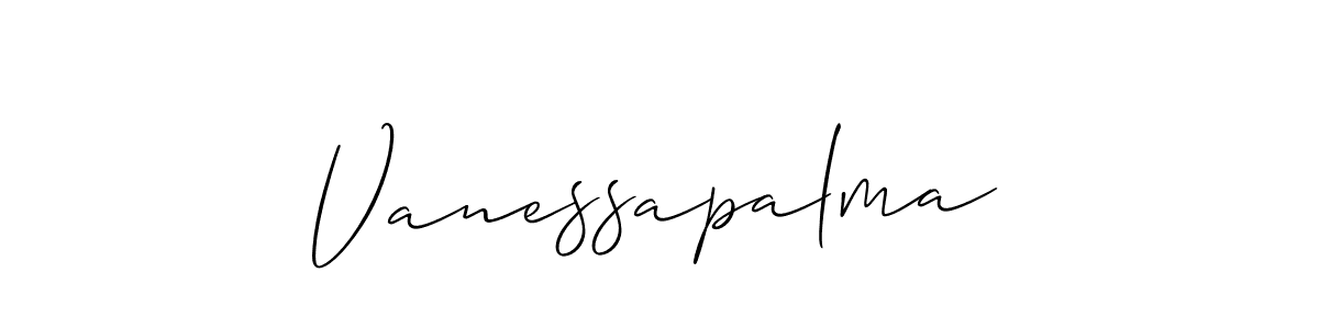 Best and Professional Signature Style for Vanessapalma. Allison_Script Best Signature Style Collection. Vanessapalma signature style 2 images and pictures png