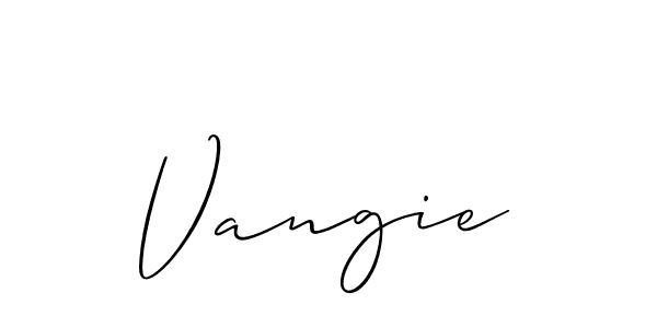 Here are the top 10 professional signature styles for the name Vangie. These are the best autograph styles you can use for your name. Vangie signature style 2 images and pictures png