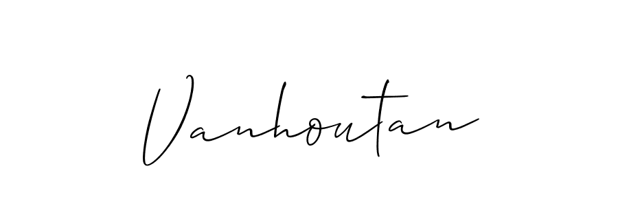 Also You can easily find your signature by using the search form. We will create Vanhoutan name handwritten signature images for you free of cost using Allison_Script sign style. Vanhoutan signature style 2 images and pictures png