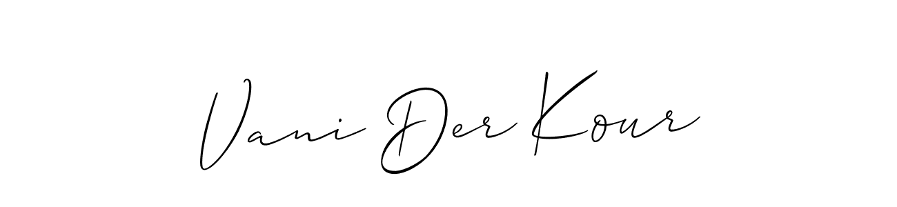 Here are the top 10 professional signature styles for the name Vani Der Kour. These are the best autograph styles you can use for your name. Vani Der Kour signature style 2 images and pictures png