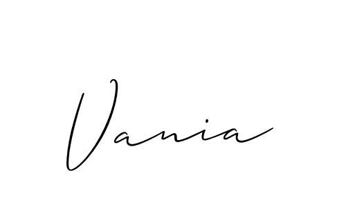 Similarly Allison_Script is the best handwritten signature design. Signature creator online .You can use it as an online autograph creator for name Vania. Vania signature style 2 images and pictures png