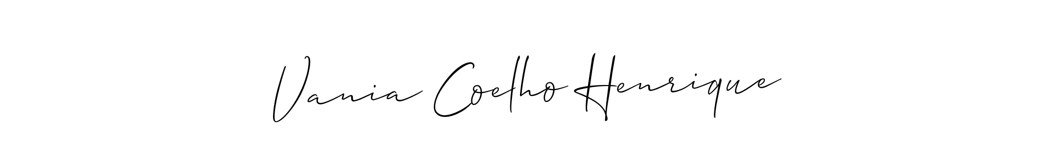 See photos of Vania Coelho Henrique official signature by Spectra . Check more albums & portfolios. Read reviews & check more about Allison_Script font. Vania Coelho Henrique signature style 2 images and pictures png