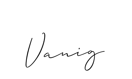 Here are the top 10 professional signature styles for the name Vanig. These are the best autograph styles you can use for your name. Vanig signature style 2 images and pictures png