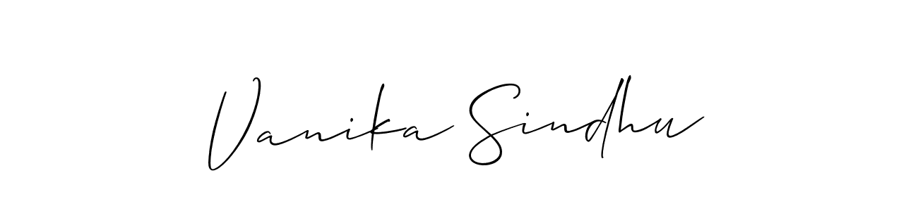Check out images of Autograph of Vanika Sindhu name. Actor Vanika Sindhu Signature Style. Allison_Script is a professional sign style online. Vanika Sindhu signature style 2 images and pictures png