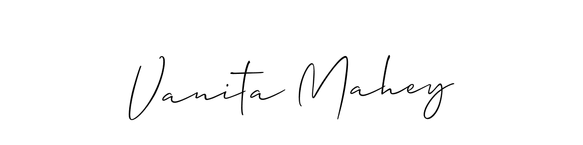 You can use this online signature creator to create a handwritten signature for the name Vanita Mahey. This is the best online autograph maker. Vanita Mahey signature style 2 images and pictures png