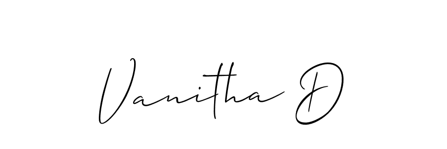 Once you've used our free online signature maker to create your best signature Allison_Script style, it's time to enjoy all of the benefits that Vanitha D name signing documents. Vanitha D signature style 2 images and pictures png