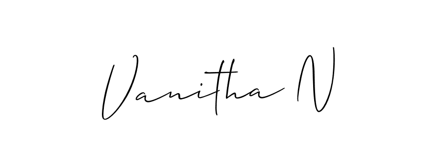 See photos of Vanitha N official signature by Spectra . Check more albums & portfolios. Read reviews & check more about Allison_Script font. Vanitha N signature style 2 images and pictures png