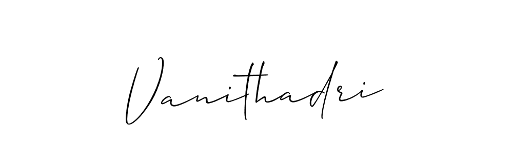 Also You can easily find your signature by using the search form. We will create Vanithadri name handwritten signature images for you free of cost using Allison_Script sign style. Vanithadri signature style 2 images and pictures png