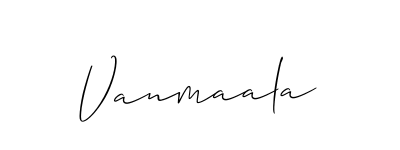 if you are searching for the best signature style for your name Vanmaala. so please give up your signature search. here we have designed multiple signature styles  using Allison_Script. Vanmaala signature style 2 images and pictures png