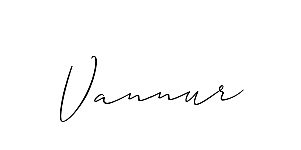 Also You can easily find your signature by using the search form. We will create Vannur name handwritten signature images for you free of cost using Allison_Script sign style. Vannur signature style 2 images and pictures png