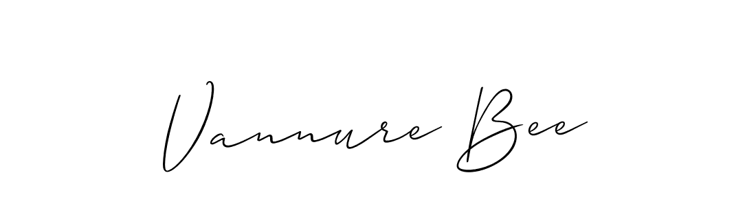 You can use this online signature creator to create a handwritten signature for the name Vannure Bee. This is the best online autograph maker. Vannure Bee signature style 2 images and pictures png